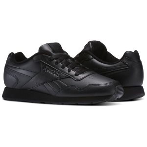 Adidasy Męskie Reebok Royal Glide Czarne/Szare/Królewski Niebieski PL 48VLQIP